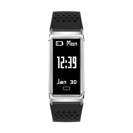 iSEN B11 Okosóra, Szürke, 0.96" OLED, Bluetooth 5.3, Pulzusmérő, SpO2, HRV, Alvásfigyelés, IPX8 [1]