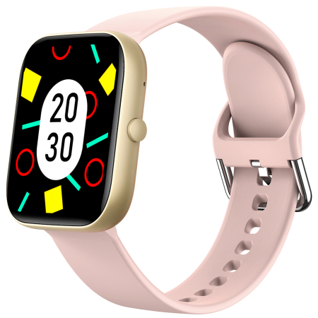 SEN C08 Okosora, Arany, Rózsaszín TPU Szij, 1.91" TFT, Pulzus, Vernyomas, Veroxigen (SpO2), Sport Modok, Hivas & Uzenet Ertesitesek, 200 mAh, Android 5.0 / iOS 10.0 [13]