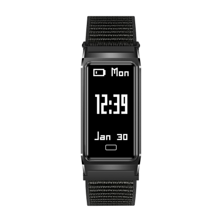 Smartwatch iSEN B11, Negru, 0.96" OLED, Bluetooth 5.3, Monitor Ritm Cardiac, SpO2, HRV, Monitorizare Somn, IPX8 [1]