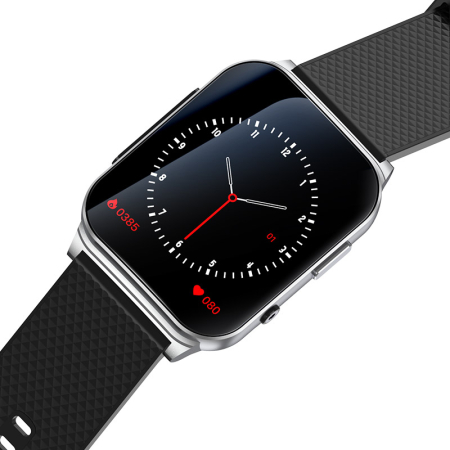 iSEN EP03 Pro Okosóra, Ezüst, 1.83" IPS, Bluetooth 5.1, Pulzus, SpO2, Vérnyomás mérés, Sport követés [5]
