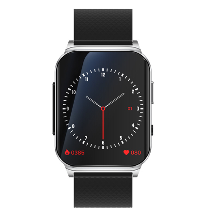iSEN EP03 Pro Okosóra, Ezüst, 1.83" IPS, Bluetooth 5.1, Pulzus, SpO2, Vérnyomás mérés, Sport követés [4]