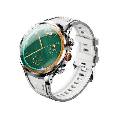 Smartwatch iSEN H18, Gri, 4G LTE, Ecran 1.85" IPS 360×360, 3GB RAM, 32GB ROM, Cameră 2MP, GPS, WiFi, Bluetooth, Nano SIM [2]