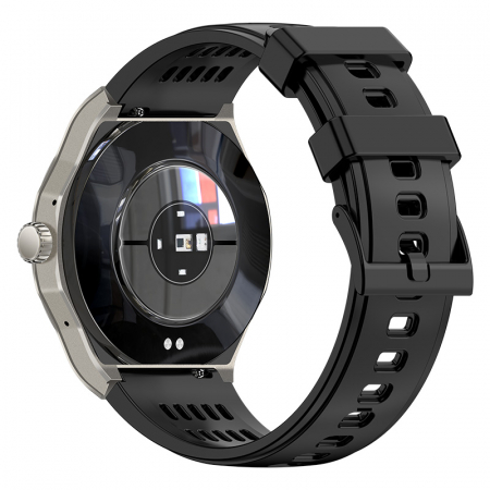 Smartwatch iSEN JA03 Gri, AMOLED 1.43"HD, Glicemie, Apel Bt, Apel SOS, Asist. vocala, Nivel radiatii, EKG, Acid uric, Lipide sange, Masa [2]