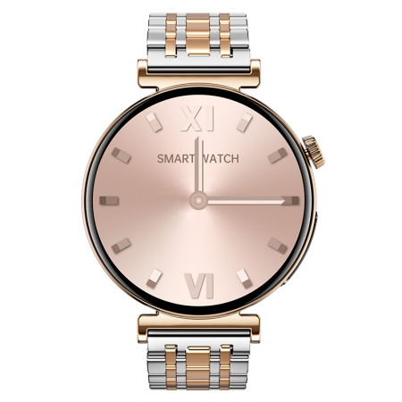 Smartwatch iSEN JA02 Gold, AMOLED 1.23 "HD, Blood Glucose, Bt Call, SOS Call, Voice Assist, Radiation Level, EKG, Uric Acid, Blood Lipids, Thermometer, Body Mass, 240mAh [1]