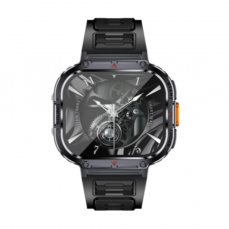 Okosóra iSEN NX23 Fekete, 2,0" HD, HRV, EKG, Egészségügyi funkciók, Sportfunkciók, Bluetooth hívás, Zenevezérlés, Zseblámpa, 400 mAh, Kompatibilis iOS és Android rendszerekkel [9]