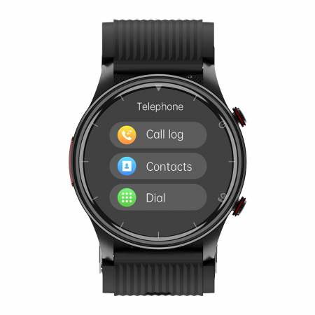 Smartwatch iSEN P700 Black, 1.43" AMOLED, Air Pump Blood Pressure Monitor, ECG, Heart Rate, Blood Oxygen, Temperature, Sleep & Health Tracking, Sports Modes, BT Call, Music Control, 300mAh [9]