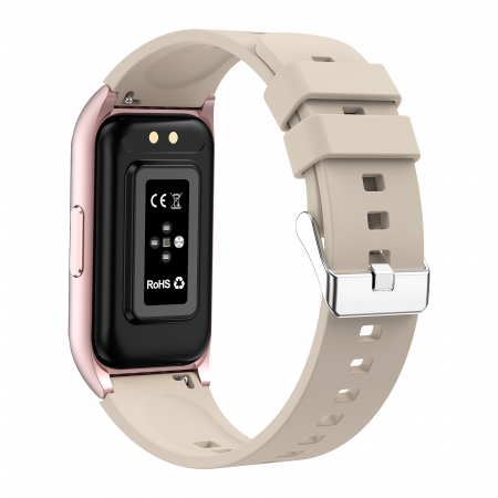 Smartwatch iSEN TK75 Fehér, Szilikon, 1.47" HD, Pulzusszám, Vér oxigén, Vérnyomás, Glükóz, Húgysav, Lipid Monitorozás, Alváskövetés, Sportmódok, Bluetooth Hívás, Zenevezérlés, Időjárás, 250mAh [3]