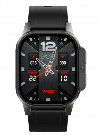 Smartwatch iSEN Watch DM62, 4G, 2.13" AMOLED, 2 GB RAM + 16 GB ROM, Android 8.1, Bt v4.2, HD kamera, mikrofon, nanoSIM, GPS, Egészségfigyelés, 1000mAh, IP67, Fekete [3]