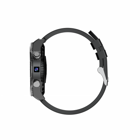 Smartwatch iSEN Watch T7, Black, 4G, 1.5" AMOLED, HD Dual Camera, Android 10, 6GB RAM + 128GB ROM, WiFi 5G, GPS, 800mAh, IP67, Silicone Strap [3]