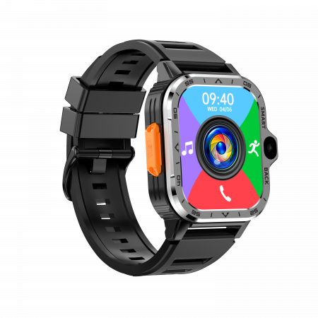 Smartwatch iSEN Watch PGD, Silver, 4G, 2.03" HD, QuadCore, Android 8.1, 4GB RAM + 64GB ROM, HD Dual Camera, NFC, GPS, Alipay, WeChat Pay, 800mAh, nanoSIM [2]