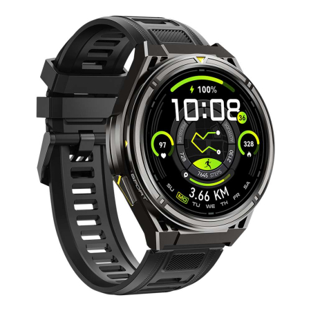 Smartwatch iSEN X2Pro Outdoor GPS, Negru, 1.43” AMOLED, GPS Dual-Band L1+L5, Hărți Offline, Apeluri Bluetooth, Muzică Offline, Puls, 100+ Moduri Sport, 500mAh [4]