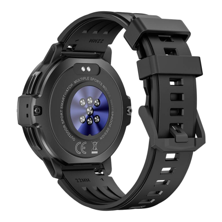 iSEN C31 GPS Okosóra, Fekete, 1.46” HD, Bluetooth 5.3 Hívások, Multi-System GPS, Pulzus, Alvás, 100+ Sportmód, 6-Tengelyes Szenzor, 2 ATM, 500mAh Akkumulátor [4]