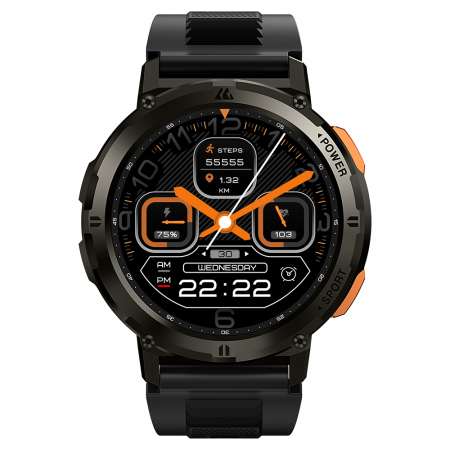 Okos óra - Smartwatch Kospet Tank T2  Negru