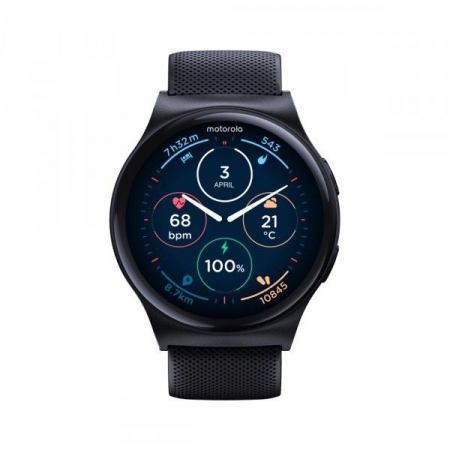 Bratari si Ceasuri Sport - Smartwatch MotoWatch 120 Phantom Black