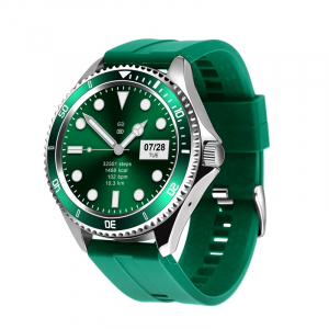 Smartwatch - Smartwatch STAR Z69, TFT 1.28", Bluetooth v5.1, Ritm cardiac, Presiune sanguina, Monitorizare menstruatie, IP65, 350mAh, Verde