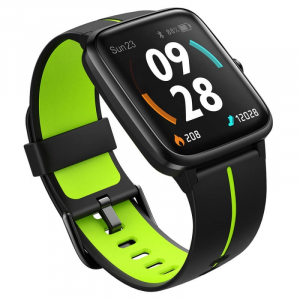 Smartwatch Ulefone Watch GPS Negru cu Verde [3]