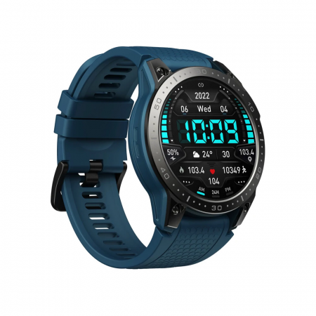 Smartwatch Zeblaze Ares 3 Pro Albastru, Display 1.43'' Ultra HD AMOLED, Apel vocal, Moduri sport 100+, Monitorizare sanatate 24/24, 400mAh [1]