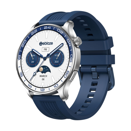Smartwatch Zeblaze Btalk 4 Pro, Argintiu, 1.43” AMOLED 466×466, Apeluri Bluetooth 5.3, Puls, SpO2, Somn, Moduri Sport, Always-On Display, IP68, Baterie 260mAh [1]