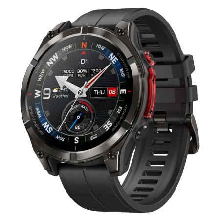 Smartwatch Zeblaze Stratos 4 Pro, Negru, AMOLED 1.43", GPS 6 Sateliți, Apel Bluetooth, ChatGPT AI, 170+ Moduri Sport, Autonomie până la 60 Zile, 5ATM & IP69K [1]