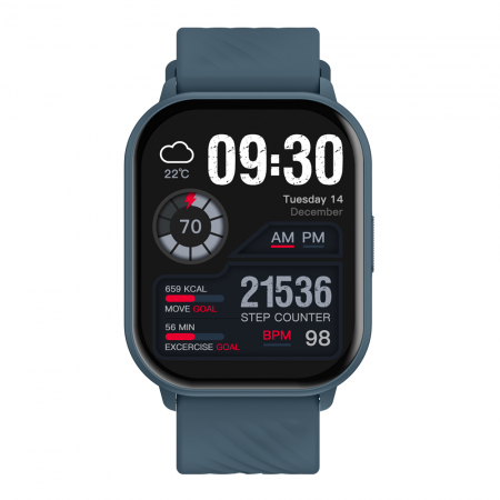 Smartwatch Zeblaze GTS 3 Albastru, Display 2.03'' HD, Apel vocal, Moduri sport 100+, Monitorizare sanatate 24/24, IP68, 280mAh [1]