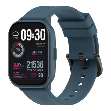Smartwatch - Smartwatch Zeblaze GTS 3 Albastru, Display 2.03'' HD, Apel vocal, Moduri sport 100+, Monitorizare sanatate 24/24, IP68, 280mAh