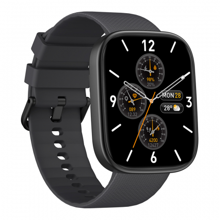 Smartwatch Fitness & Wellness Zeblaze GTS 3 Plus, Negru, Display Amoled 2.15'' HD, Apel telefonic Hi-Fi Bluetooth, Asistare vocala offline, Moduri sport 100+, Monitorizare sanatate 24/24, IP68, 300mAh [4]