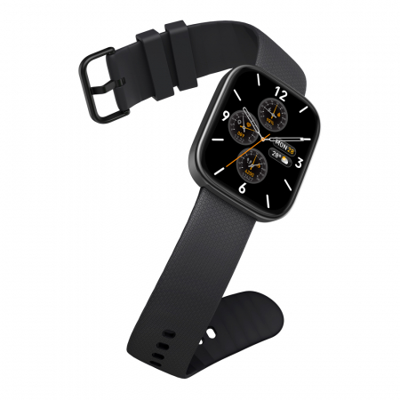 Smartwatch Fitness & Wellness Zeblaze GTS 3 Plus, Negru, Display Amoled 2.15'' HD, Apel telefonic Hi-Fi Bluetooth, Asistare vocala offline, Moduri sport 100+, Monitorizare sanatate 24/24, IP68, 300mAh [2]
