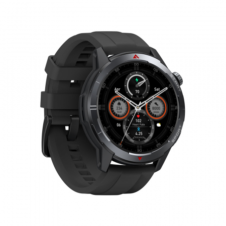 Smartwatch Zeblaze Stratos 3 Ultra Negru, 1.43'' AMOLED, GPS, HR, SpO2, Apel Bluetooth, Notificari, 300mAh, App dedicata: Zeblaze Fit, Dual-band GNSS, 120+ Moduri Sport [2]