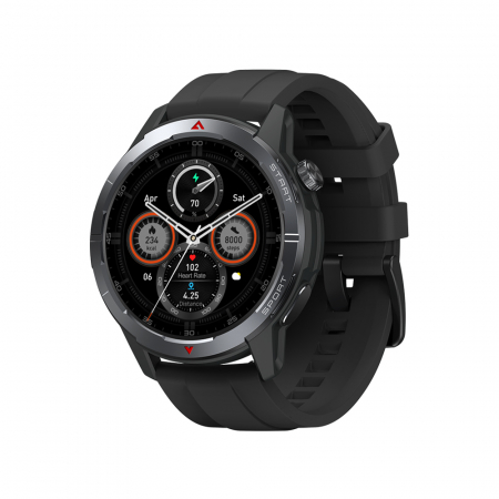 Smartwatch Zeblaze Stratos 3 Ultra Negru, 1.43'' AMOLED, GPS, HR, SpO2, Apel Bluetooth, Notificari, 300mAh, App dedicata: Zeblaze Fit, Dual-band GNSS, 120+ Moduri Sport [0]