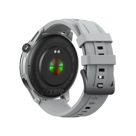 Smartwatch Zeblaze Stratos 3 Ultra Silver, 1.43'' AMOLED, GPS, HR, SpO2, Bluetooth Calling, Notifications, 300mAh, Dedicated App: Zeblaze Fit, Dual-band GNSS, 120+ Sports Modes [3]