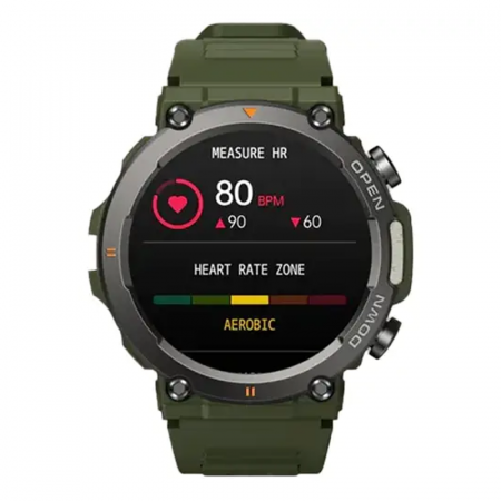 Okos óra - Smartwatch Zeblaze Vibe 7 Lite Negru, Display ips 1.47", Bt v5.2, Functia Bt Call, Ritm cardiac, Saturatie oxigen, Calorii, 280mAh