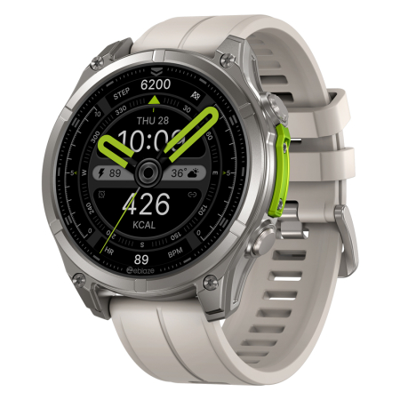 Smartwatch - Smartwatch Zeblaze Vibe 8, Gri, 1.43'' Ultra HD AMOLED, Sticla de safir, Senzor HR Fusion, SpO2, Apeluri Bluetooth, Notificari, 500mAh, FitCloudPro, BLE 5.3, Peste 100 moduri sportive