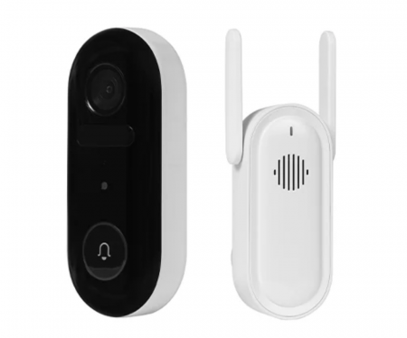 Camere Supraveghere Wireless - Sonerie Video Xiaomi IMILAB Doorbell, 2.5K, WiFi, Detectie umana, Vedere 150°, IP66, 5200mAh