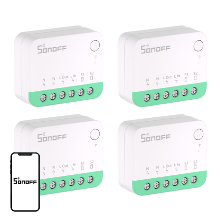 SONOFF MINIR4M (Extreme) Matter Switch - pachet de 4 bucati [0]
