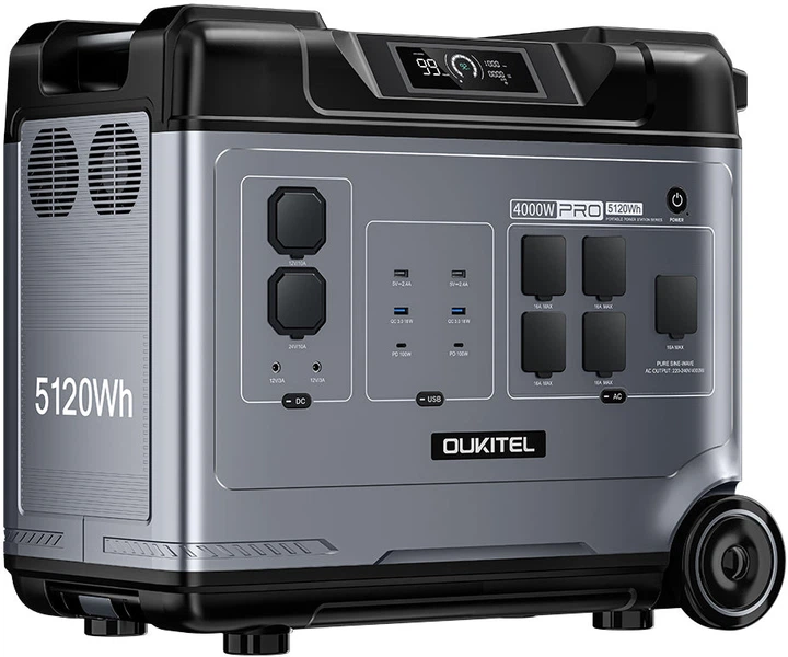 Statie de incarcare electrica portabila / baterie externa Oukitel Abearl P5000E Pro, 5120Wh, 4000W Incarcare rapida, Incarcare solara [1]