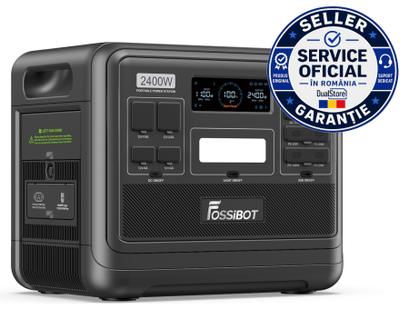 Energie verde - Statie de incarcare portabila Fossibot F2400 Negru