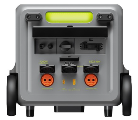 FOSSiBOT F7200 Portable Power Station, Green, 7200W, 5222.4Wh (5.2kWh), UPS & BMS, 6500+ Cycles LiFePO4, 5200W Hybrid Charging, Smart App Control [4]