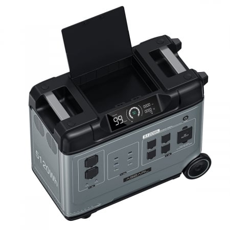 Portable Electric Charging Station / External Battery Oukitel Abearl P5000E, 5120Wh, Fast Charging, Solar Charging [2]