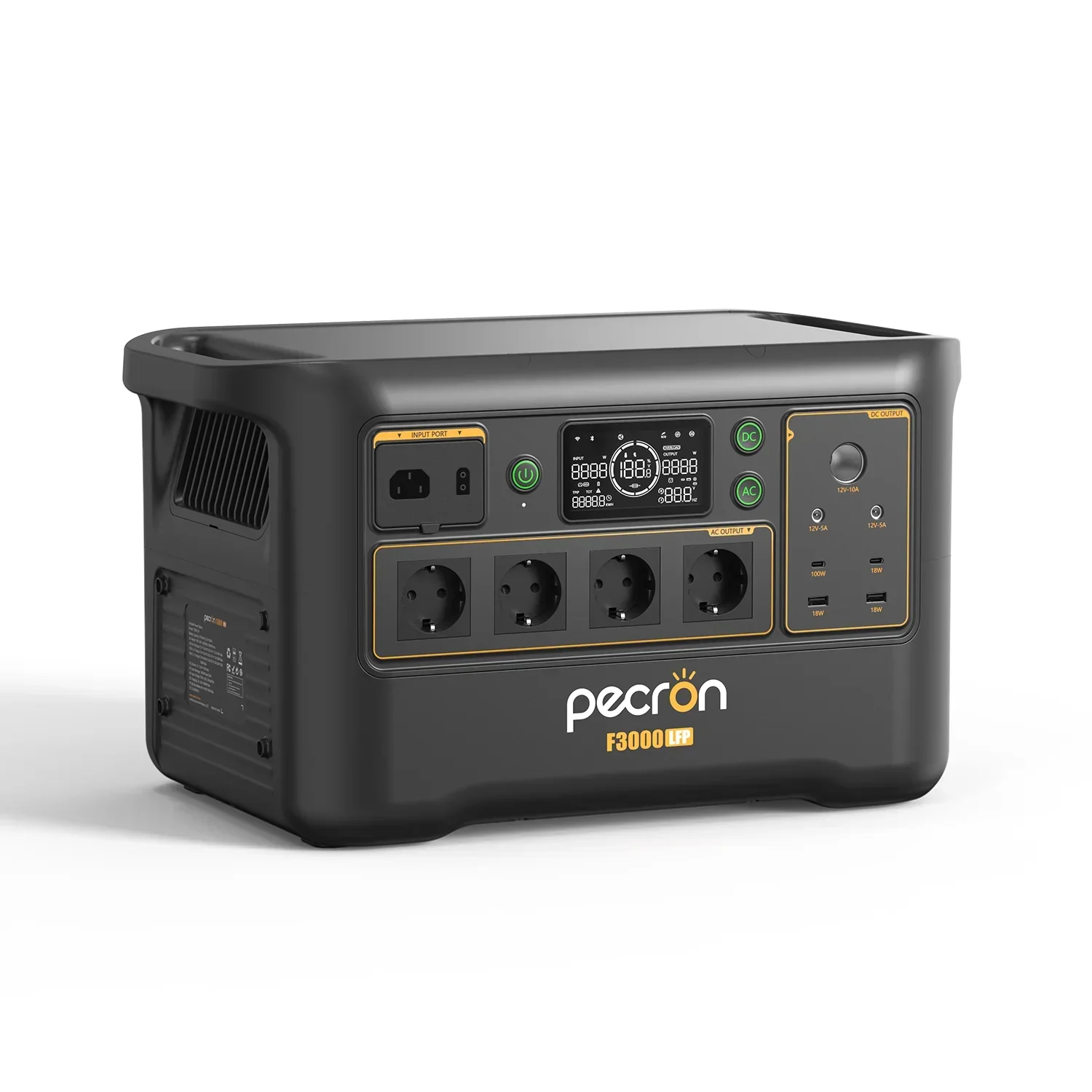 Pachet Statie de Incarcare Portabila PECRON F3000LFP + Panou solar Pecron PV200, 200W, Negru, 3600W, 3072Wh (Extensibili), Incarcare 1.5h, LiFePO4, UPS, Solar 1600W (MPPT), Control APP [4]