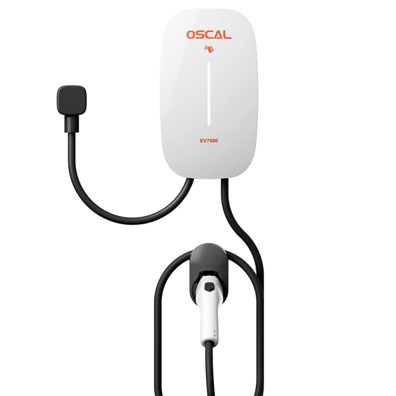 OSCAL EV7000 EV Charger, White, 7kW, 32A, Wallbox, IP65, IEC 62196 / Type 2, Multiple Protections [3]