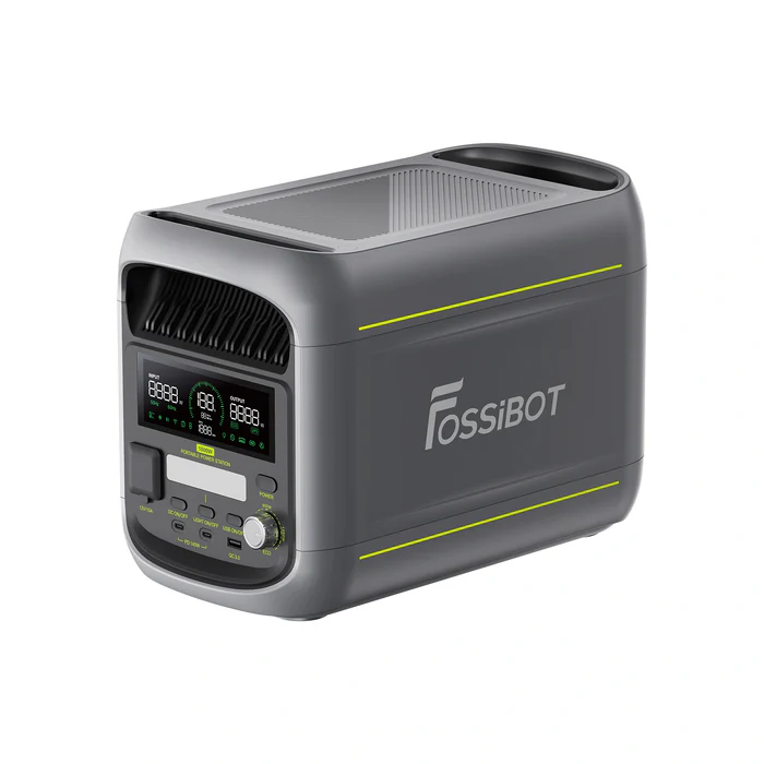 Stație Portabilă de Energie FOSSiBOT F1800, Verde, LiFePO4, 1800W, UPS <10ms, Încărcare Rapidă 80% în 45 min, Control prin Aplicație, Încărcare Solară 500W [1]