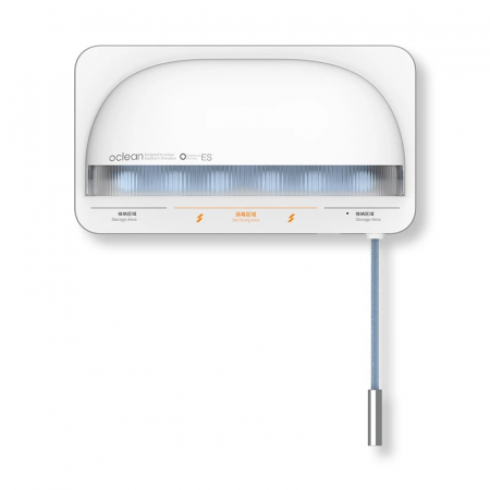 Termometre non contact - Sterilizator smart UVC LED Xiaomi Oclean S1 Alb cu 5 suporturi pentru periute de dinti si lame de barbierit