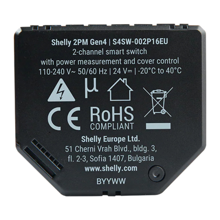 Sterownik Shelly 2PM Gen4 Zigbee/Matter [2]