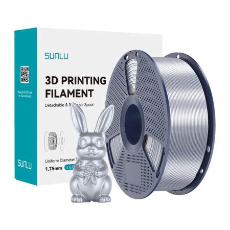 Gadgets - Sunlu Filament PLA+ Matase Argintiu