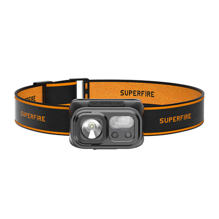 Gadgets - Superfire HL23-S lanterna frontala, 350lm, USB-C