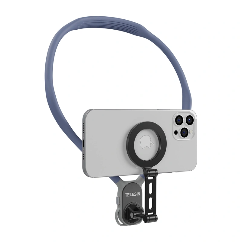 Suport magnetic pentru telefon TELESIN MNM-002-B cu prindere la gat pentru iPhone 12-16 [4]