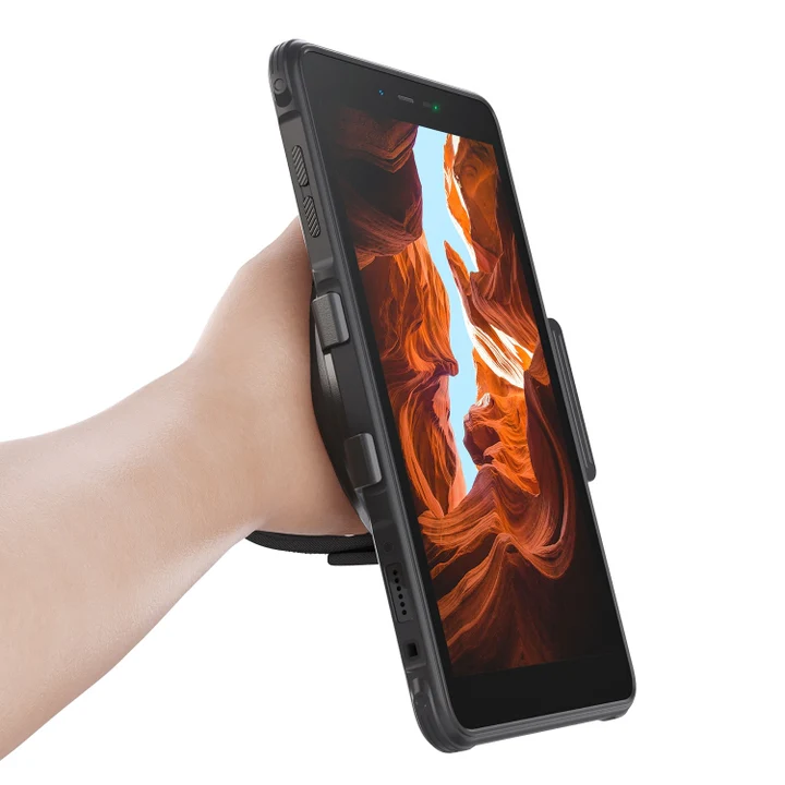 Suport Tableta Ulefone pentru Armor Pad 4 Ultra, Curea de Mână Reglabilă și Suport cu Rotire 360°, 2-în-1, Negru [4]