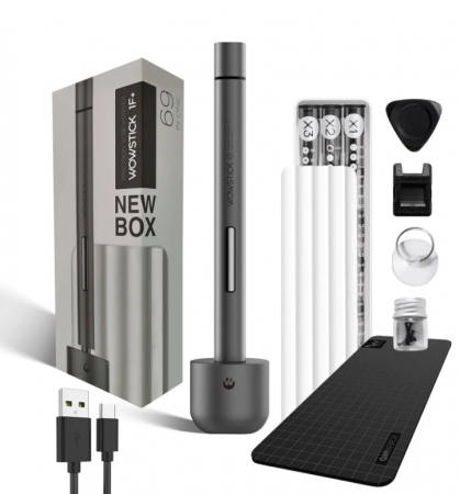 Masini de gaurit si insurubat - Surubelnita electrica Xiaomi Wowstick 1F Plus, 56 biti, Baterie lithium, Led