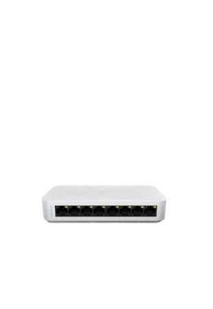 Xiaomi Gigabit Switch 8-Port, 16Gbps, Plug & Play, 8×RJ45 1000Mbps, Desktop/Wall Mount, White [1]