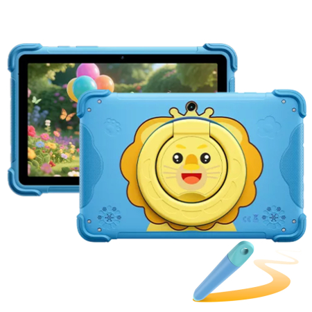 Tablete - Tabletă Blackview LINK 1 Kids, Albastru, 8.68", HD+ IPS, 16GB RAM (4GB + 12GB Extensibili), 64GB ROM, 5MP + 8MP, Rockchip RK3562, Android 16, Quad Core, Wi-Fi 6